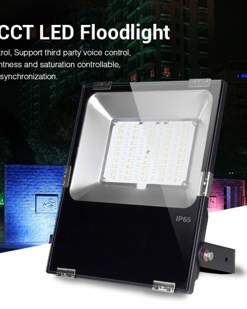 Milight lIlluminate Your Garden with Smart LED Floodlight - 50W RGB Color Changing - Perfect LED Garden Light FUTT02