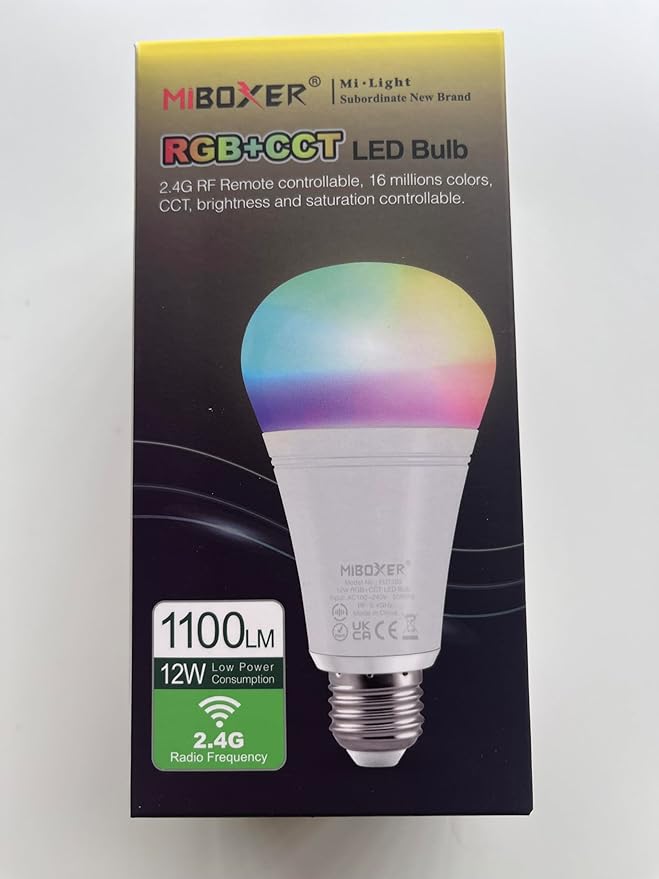 Milight LED bulb 12W A19 RGBCCT FUT105