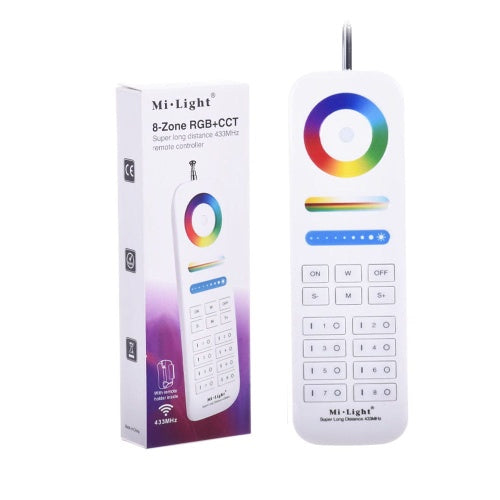 MiLight 8 Zones Remote 433 for Pool Light FUT086