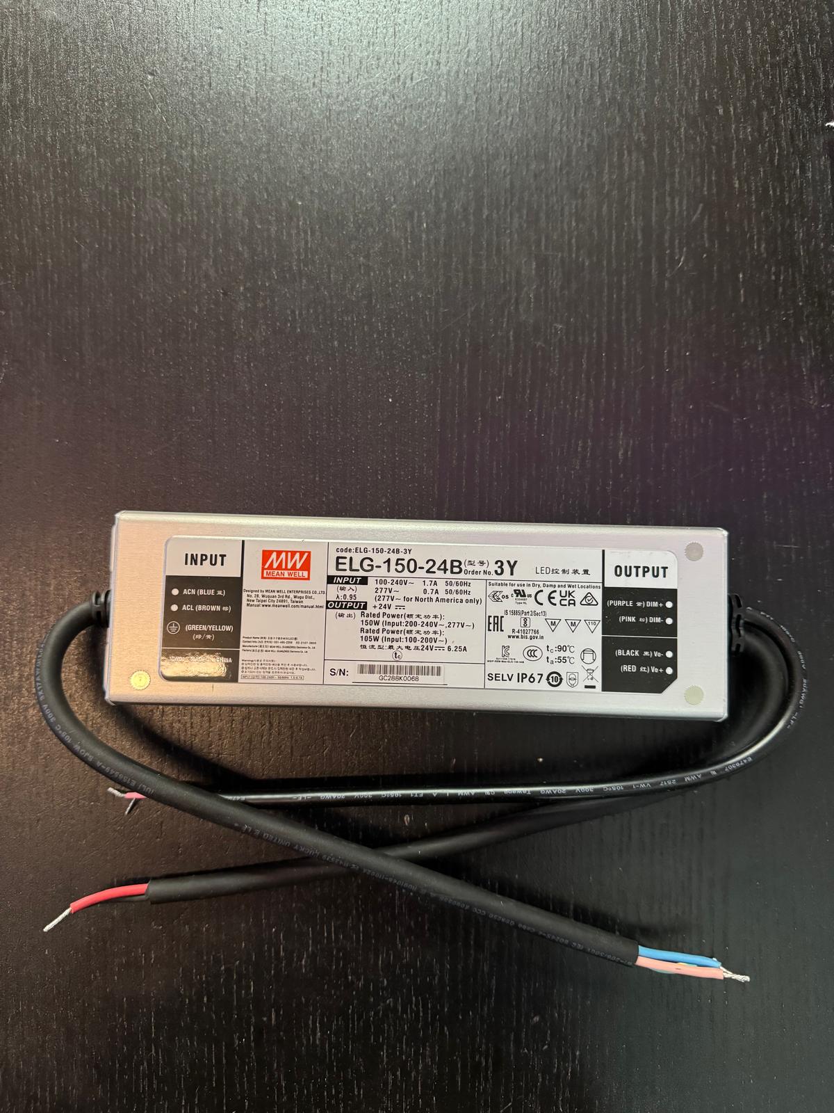 Power Supply 150W 24V IP67