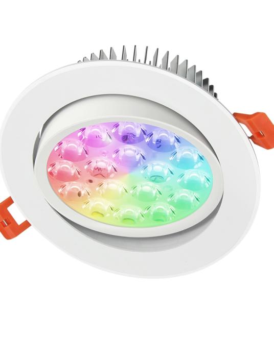 Milight Vibrant 9W RGB + CCT   FUT062  Downlight - Illuminate Your Space with Brilliant Colors and Adjustable White Light