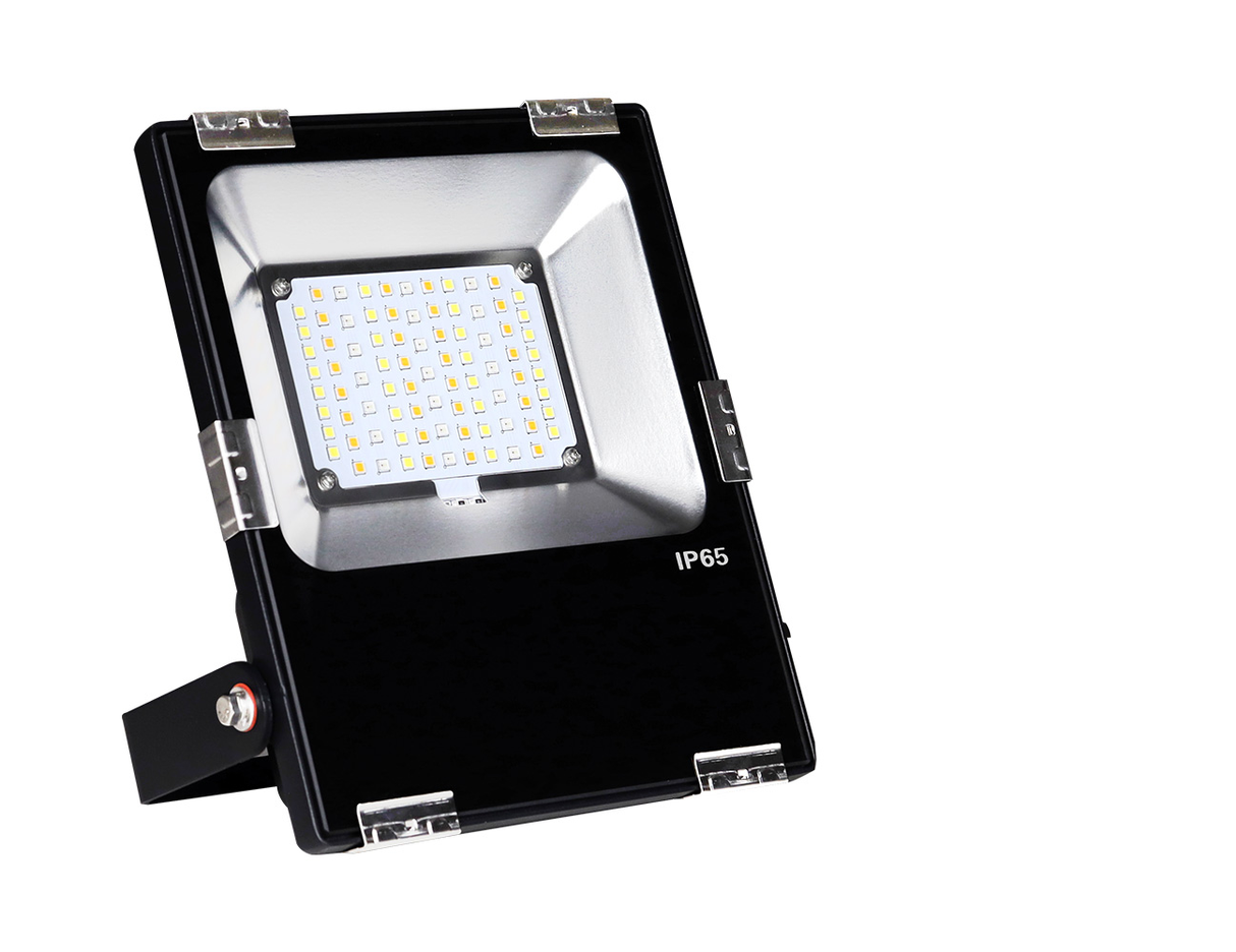 Milight Illuminate Your Garden with Smart LED Floodlight - 30W RGB+CCT  FUTT03 Color Changing - Perfect LED Garden Light