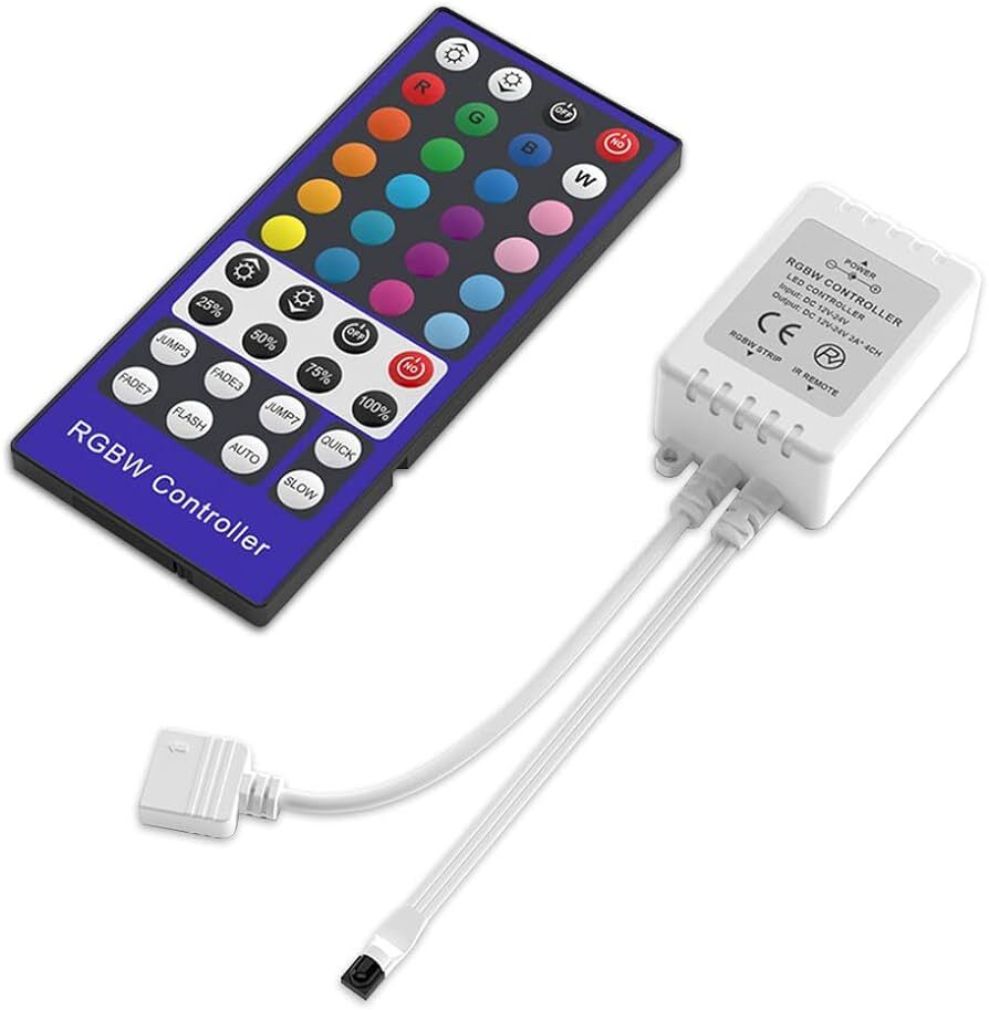 40-Key RGBW Strip Lights Controller for Vibrant Lighting